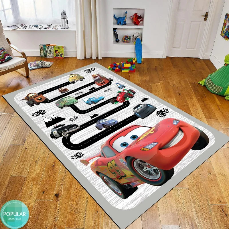 Motorway Mat, Road Rug, Car Rug, Floor Carpet, Kids Room Runner, Car Rug, McQueen Rug, Minimalist Rug, Nursery Rug, Play Rug