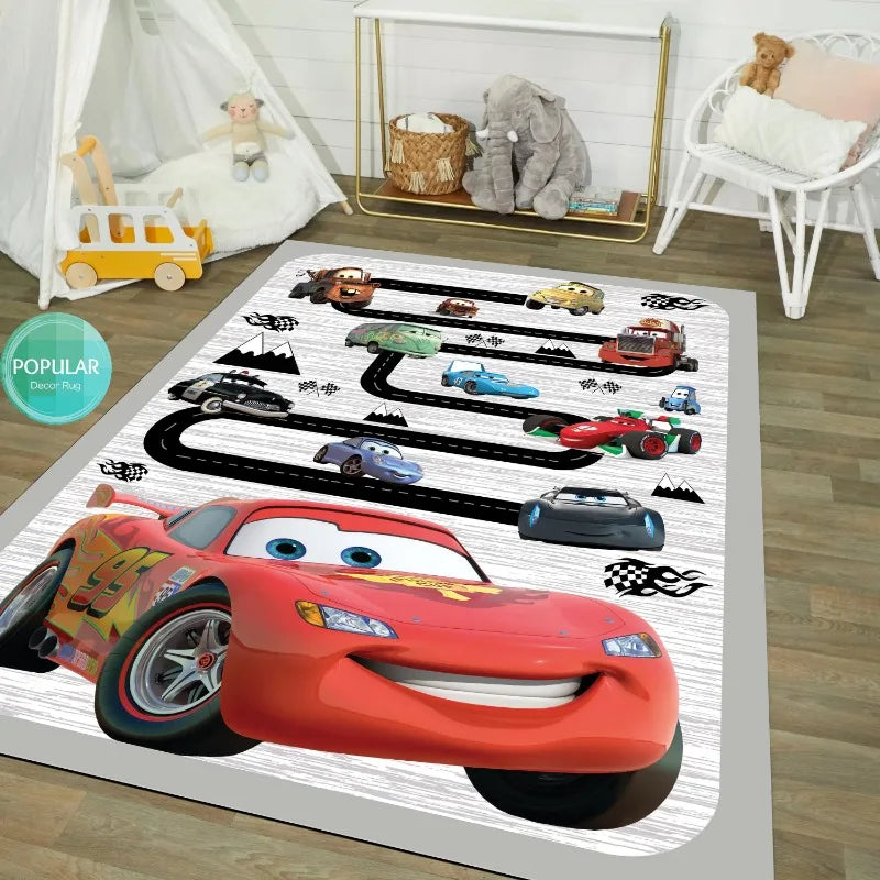 Motorway Mat, Road Rug, Car Rug, Floor Carpet, Kids Room Runner, Car Rug, McQueen Rug, Minimalist Rug, Nursery Rug, Play Rug