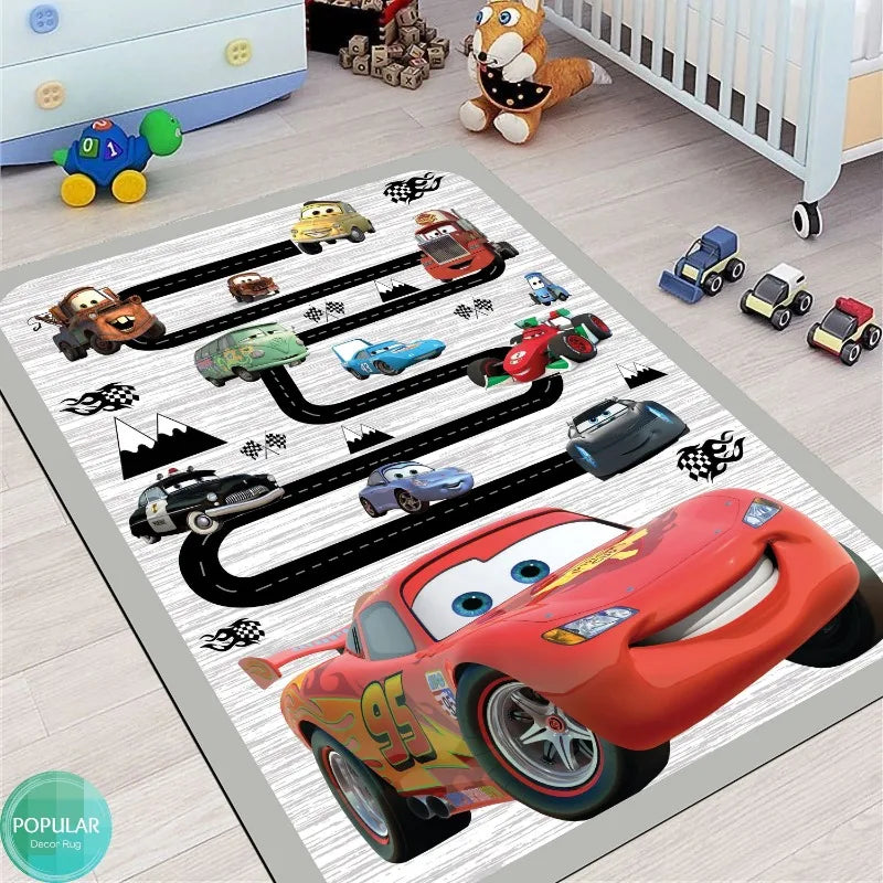 Motorway Mat, Road Rug, Car Rug, Floor Carpet, Kids Room Runner, Car Rug, McQueen Rug, Minimalist Rug, Nursery Rug, Play Rug